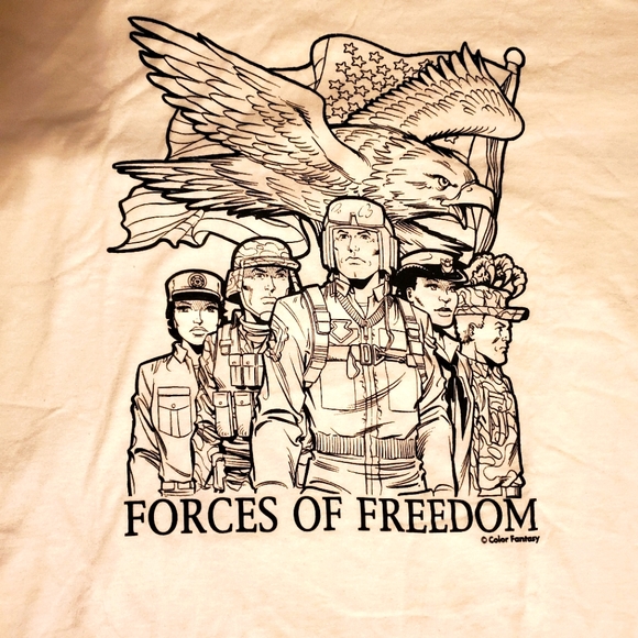 Forces of freedom vtg t-shirt - Picture 1 of 4